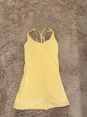 Old Navy Active Yellow Powerchill Tank with Built-In Support